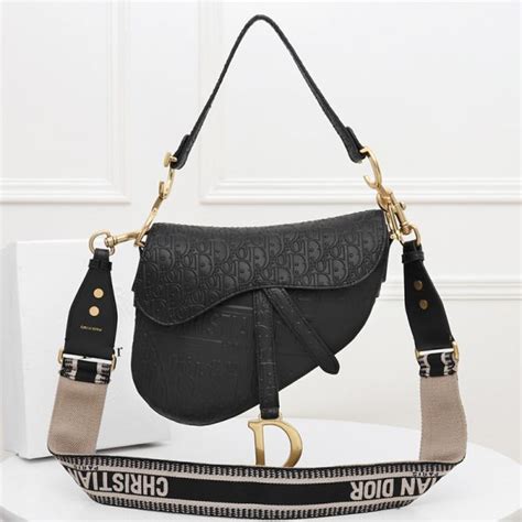 dior oblique saddle bag black|dior saddle bag denim.